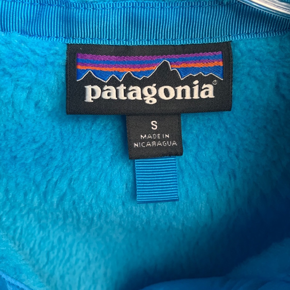 Patagonia Pullover Sweatshirt Soft Fluffy Blue - Picture 4 of 4